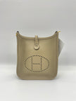 Unused. Hermes Evelyne TPM Beige Marfa Clemence GHW. WTS003AU|9057