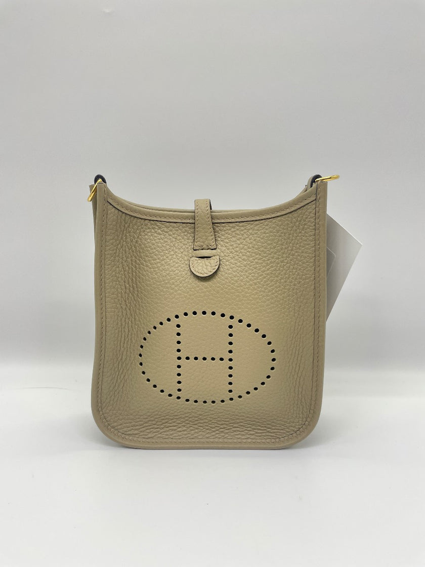Unused. Hermes Evelyne TPM Beige Marfa Clemence GHW. WTS003AU|9057
