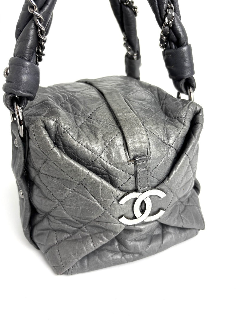 Preowned. Chanel Matelasse Vintage Gray. 10457941|4139