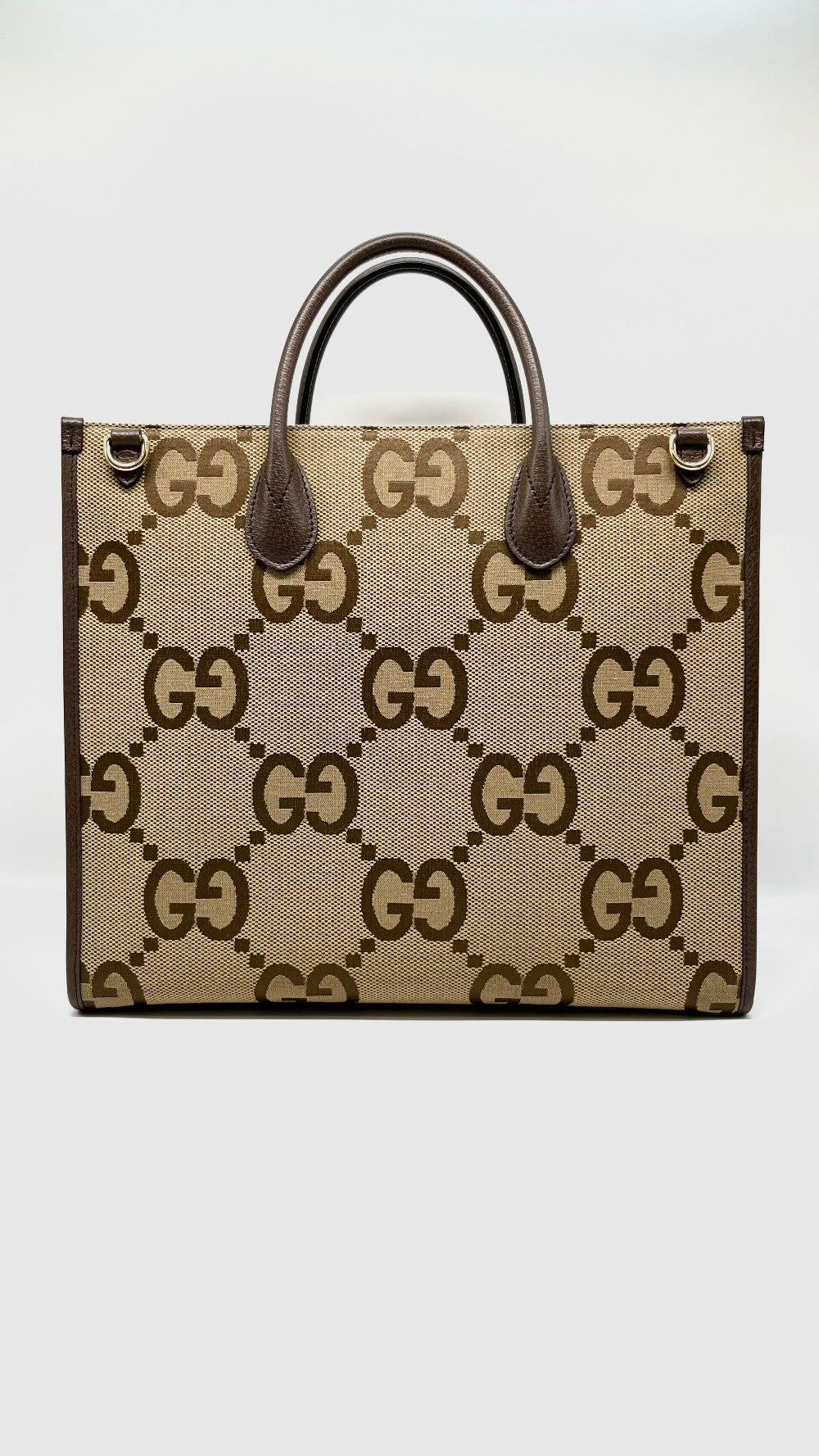 Preowned. Gucci GG Jumbo Canvas Tote|7871