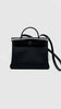 Brand New. Hermes Herbag 31 Black PVD HW Canvass/Vache Hunter. KCH009BD|11663