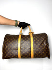 Preowned. LV Keepall 50 Mono SP1901|11793