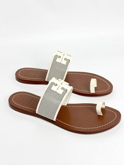 Brand New. Tory Burch Slippers Brown. 36.5|12597