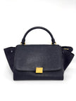 Preowned. Celine Trapeze Black|8206