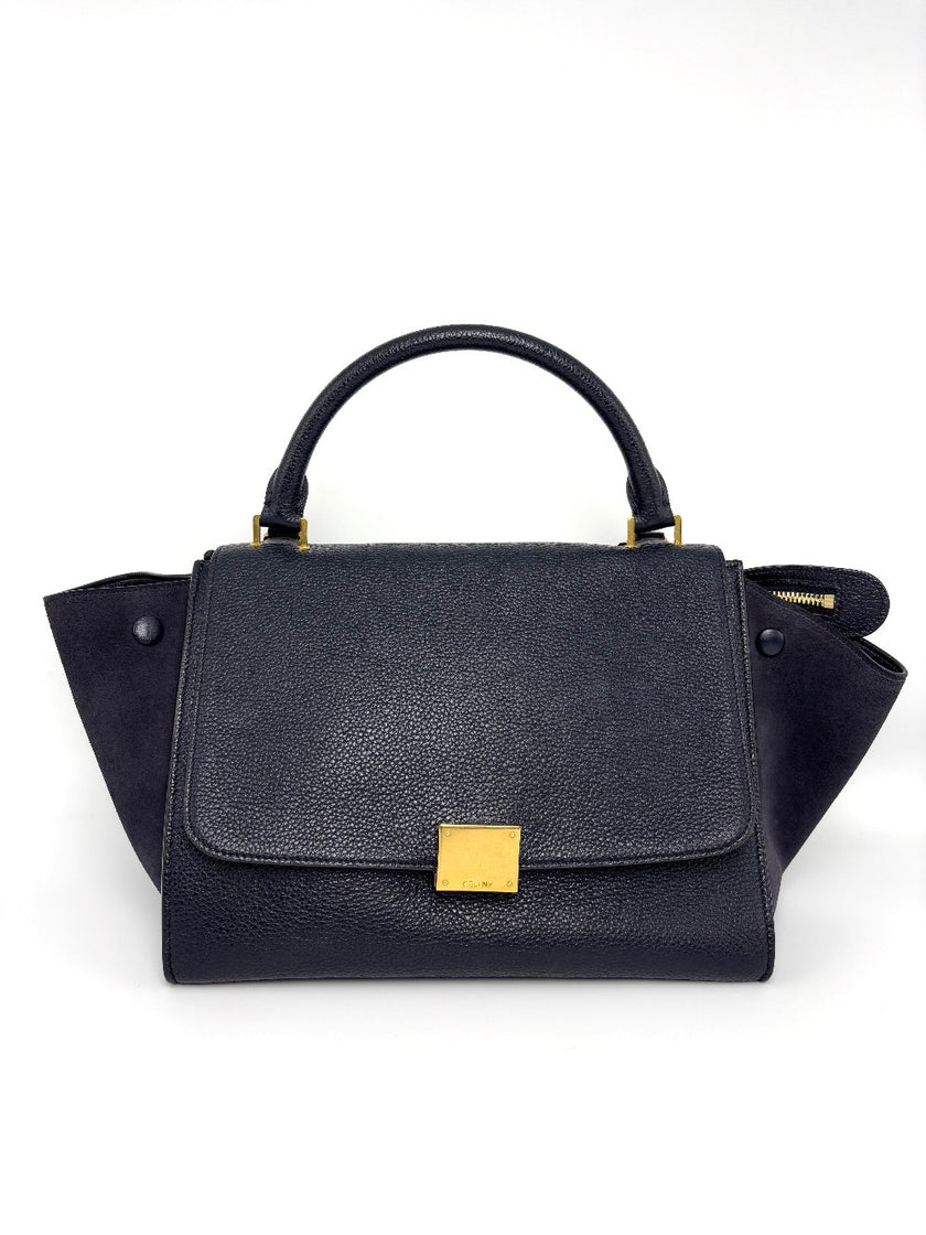 Preowned. Celine Trapeze Black|8206