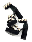 Preowned. Hermes Heels Black. 37|8962