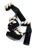 Preowned. Hermes Heels Black. 37|8962