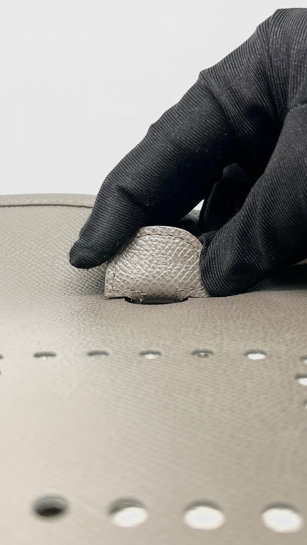 Preowned. Hermes Evelyne PM Etain Epsom PHW. JQ99|11648