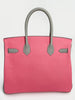 Preowned. Hermes Birkin 30 HSS Rose Azalee/Gris Asphalt. AAS473NB|3290