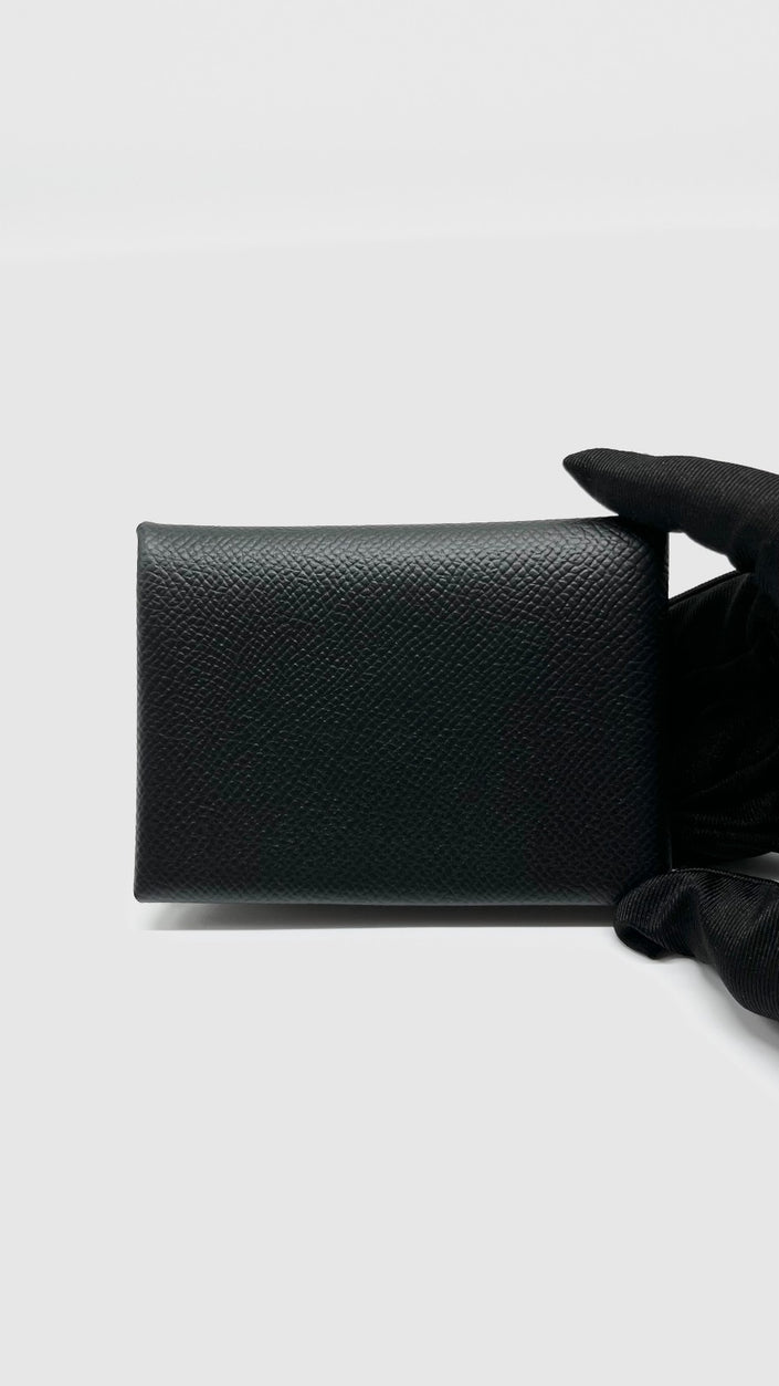 Brand New. Hermes Calvi Duo Black|5548