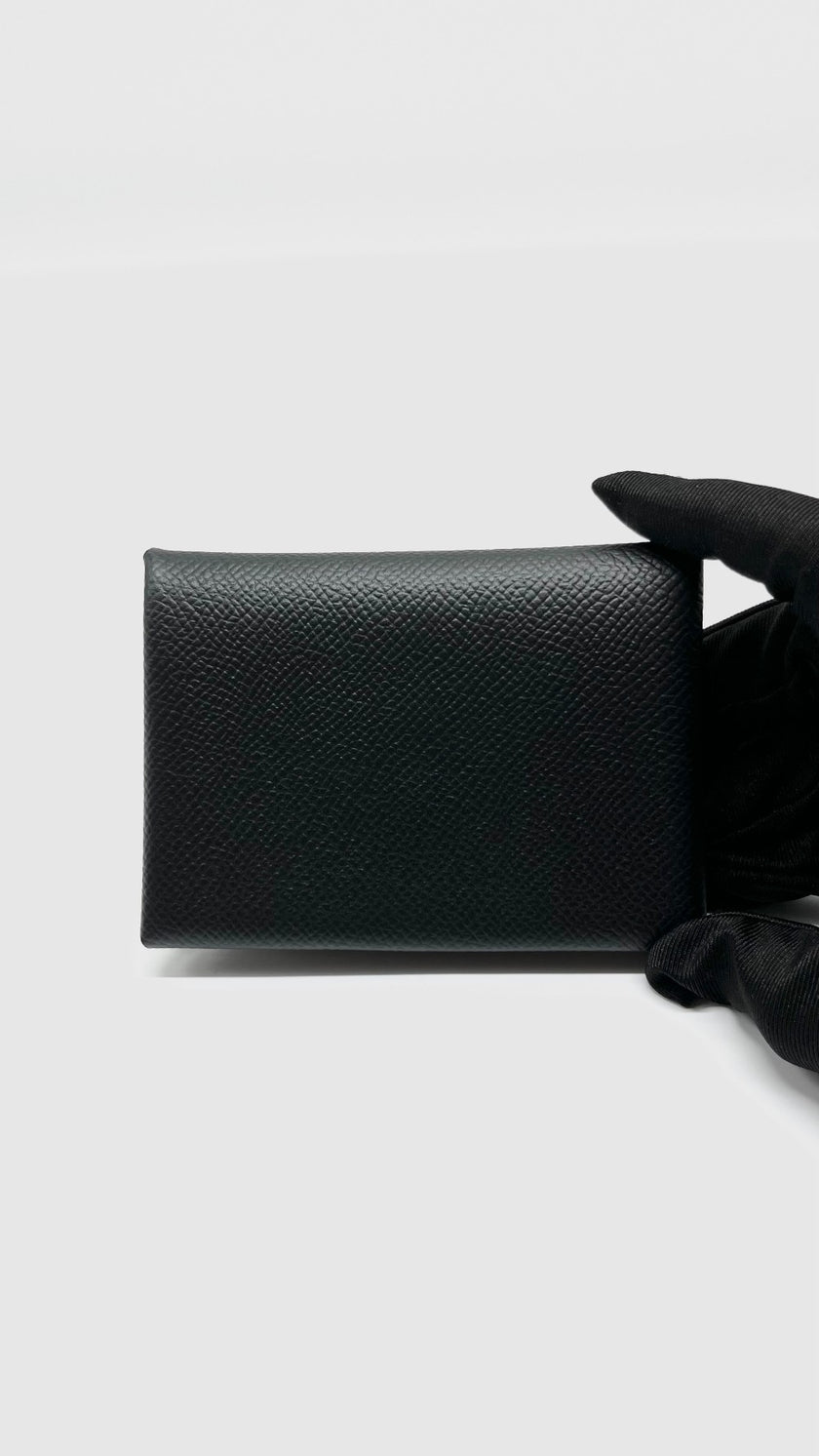 Brand New. Hermes Calvi Duo Black|5548