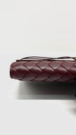 Brand New. Bottega Andiamo Clutch Burgundy GHW|8301