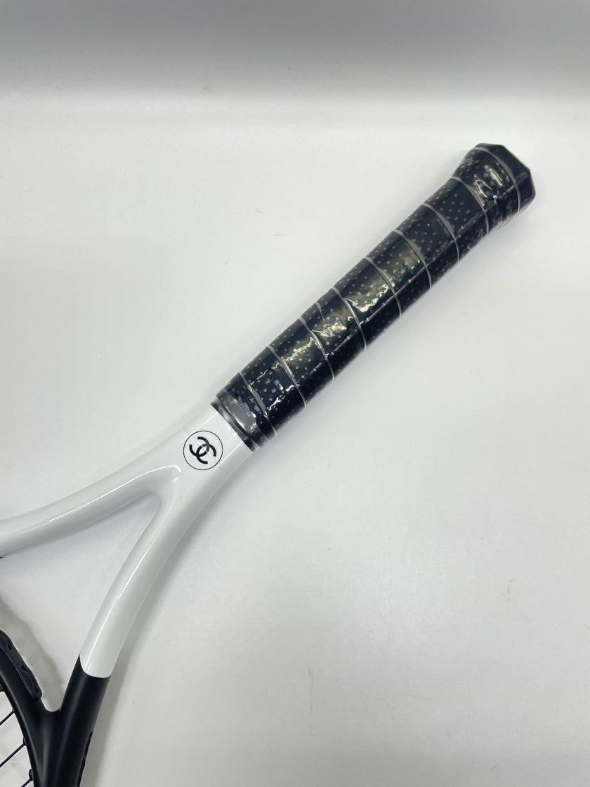 Brand New. Chanel Tennis Racket Black/White|10044