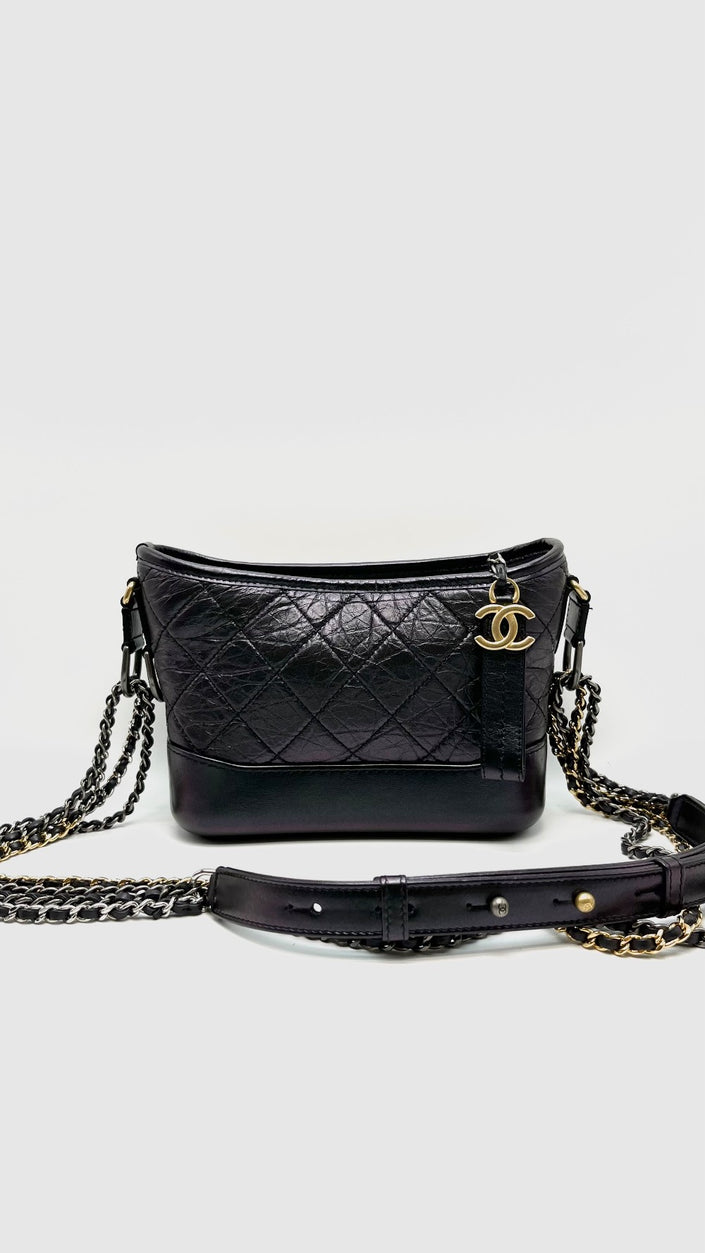 Preowned. Chanel Gabrielle Mini Iredescent GHW/RTW/SHW. 27771324|16466