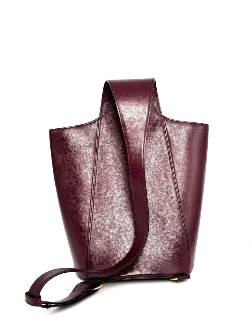 [SALE] Preowned. Cartier 20th Century Body Bag Maroon|11353