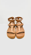 Unused. Hermes Enid Sandals Naturel. 38|10399