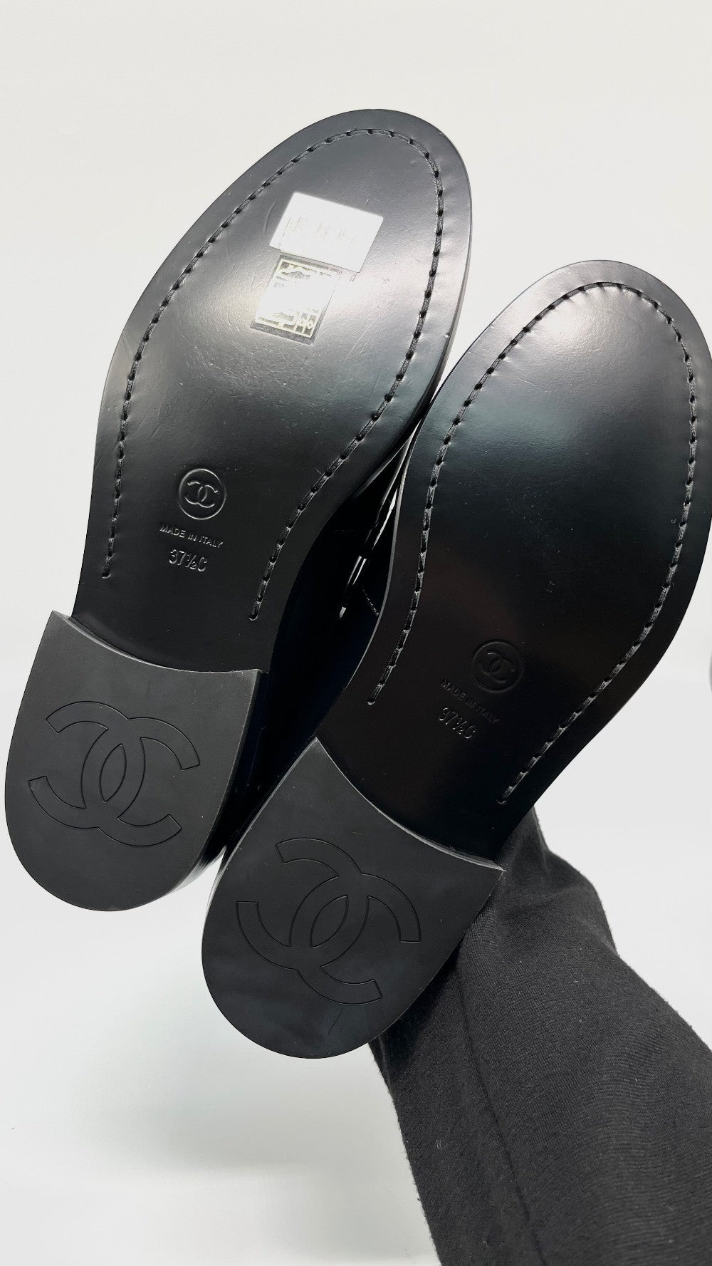 Brand New Chanel Loafer Black/ White. 37.5|9646