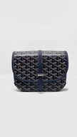 Preowned. Goyard Belvedere PM Blue. LAR020231|5064
