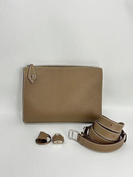 Brand New. Hermes Bolittle Etoupe. WPU001|3349
