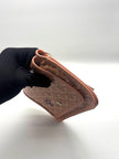 Like New. Goyard Plumet Pocket Wallet Rose Poudre SHW. ADM020226|17165