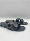 Unused. Hermes Oran Black. 37|9093