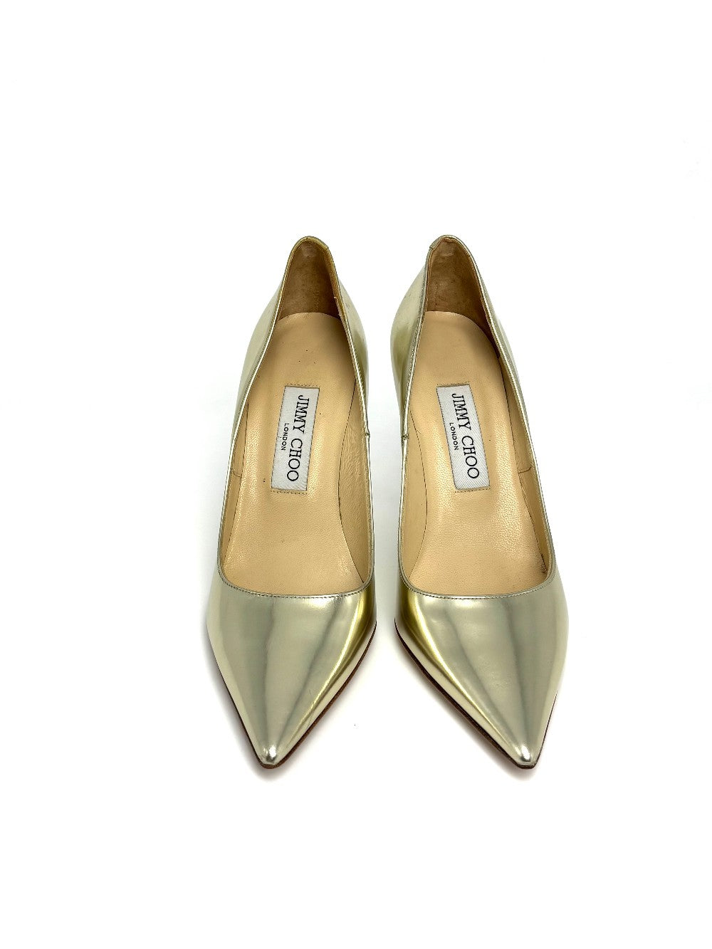 Brand New. Jimmy Choo Heel Gold. 37|8690
