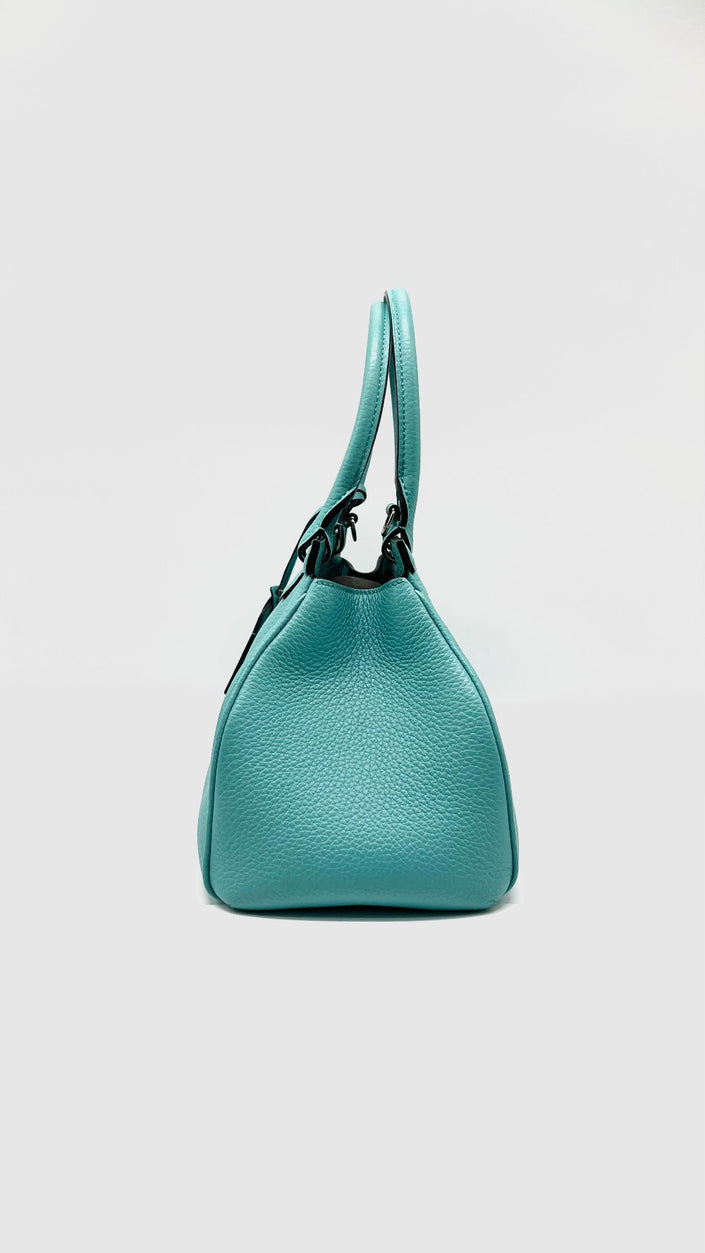 Preowned. Moynat Pauline Bag Turquoise|15050