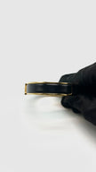 Preowned. Hermes Clic H Black Bracelet GHW|16248