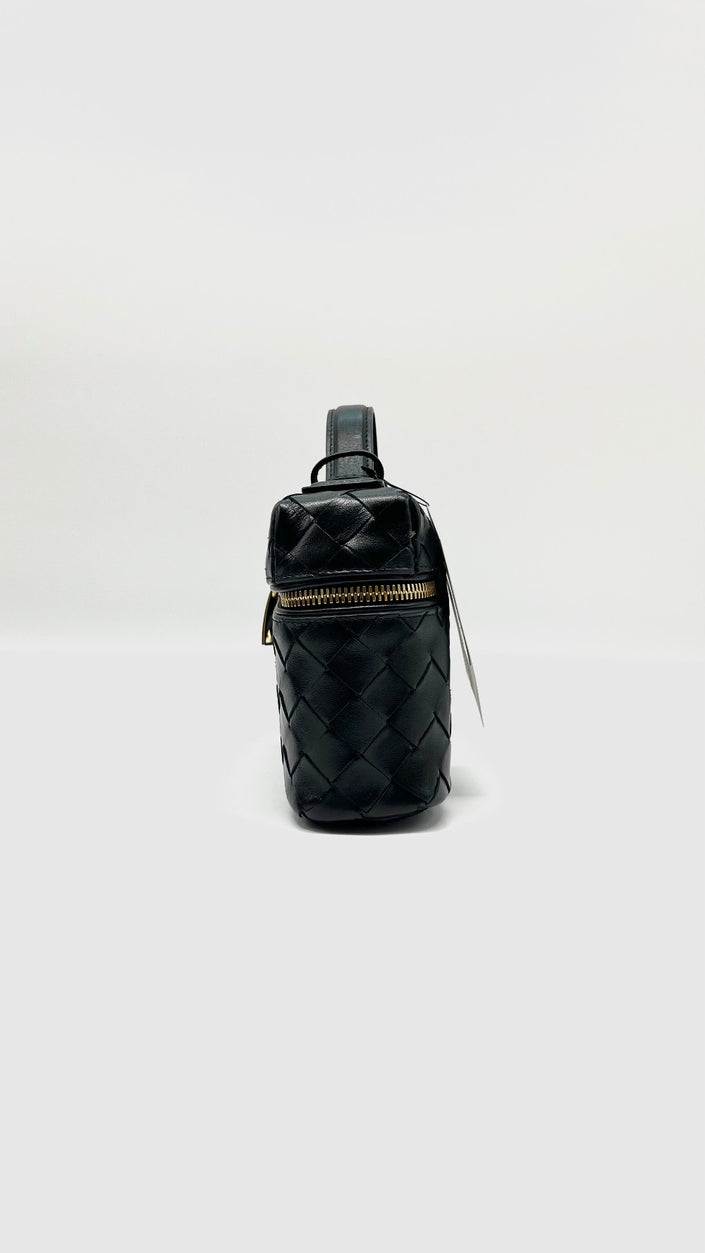 Brand New. Bottega Bang Bang Vanity Case Black GHW|7757