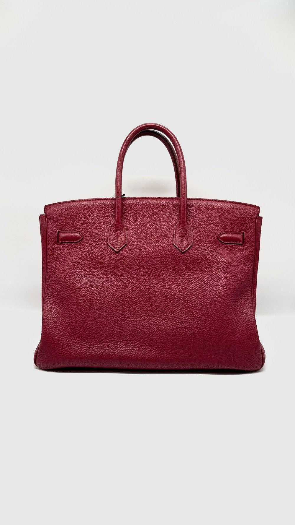 Preowned. Hermes Birkin 35 Rubis Togo PHW. N122|7765