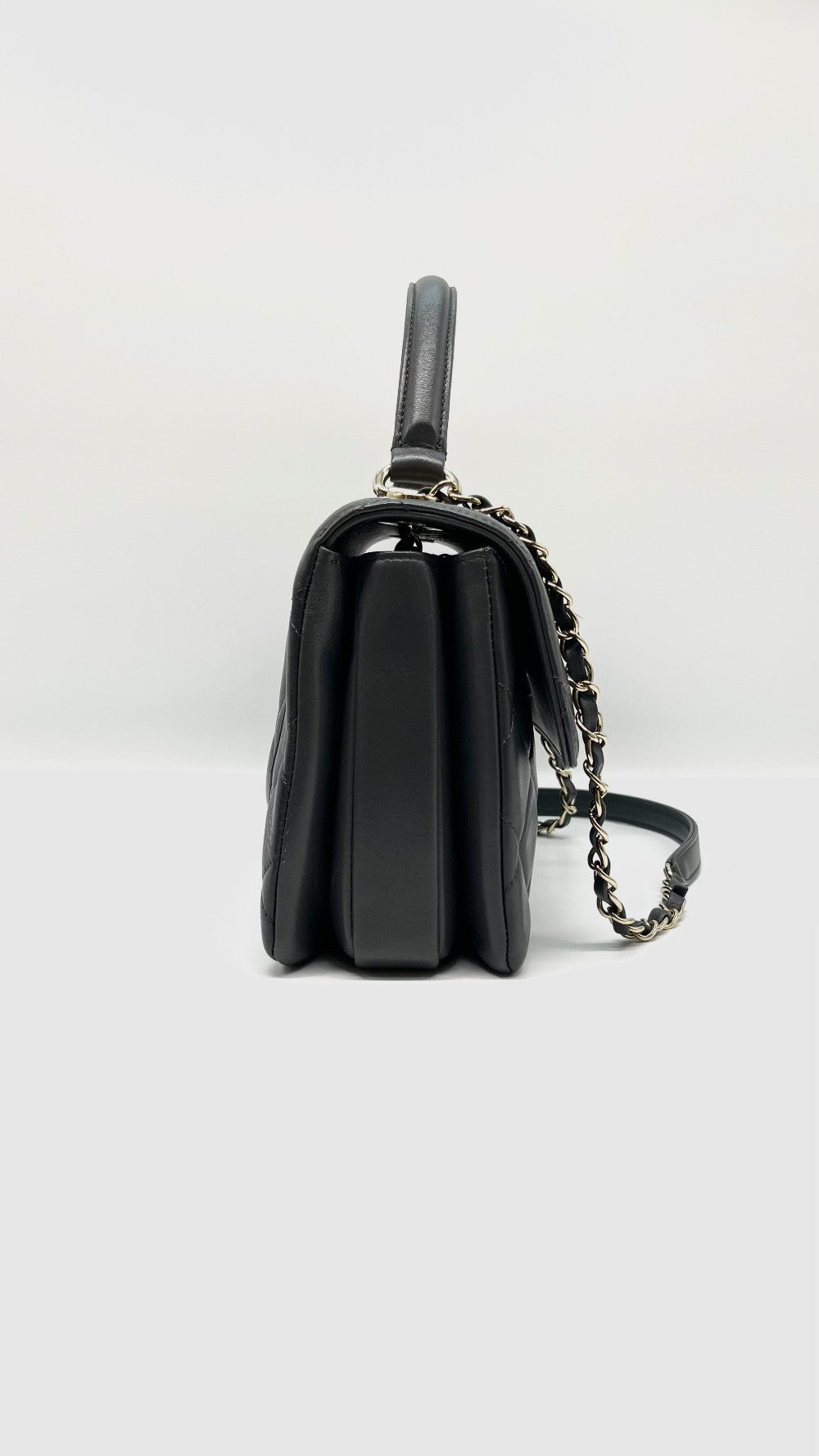 Preonwed. Chanel Trendy Medium Calfskin Dark Gray. C2XX0554|7723