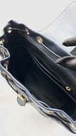 Preowned. Chanel CC Filigree Backpack Caviar Blue GHW. 26313130|16553