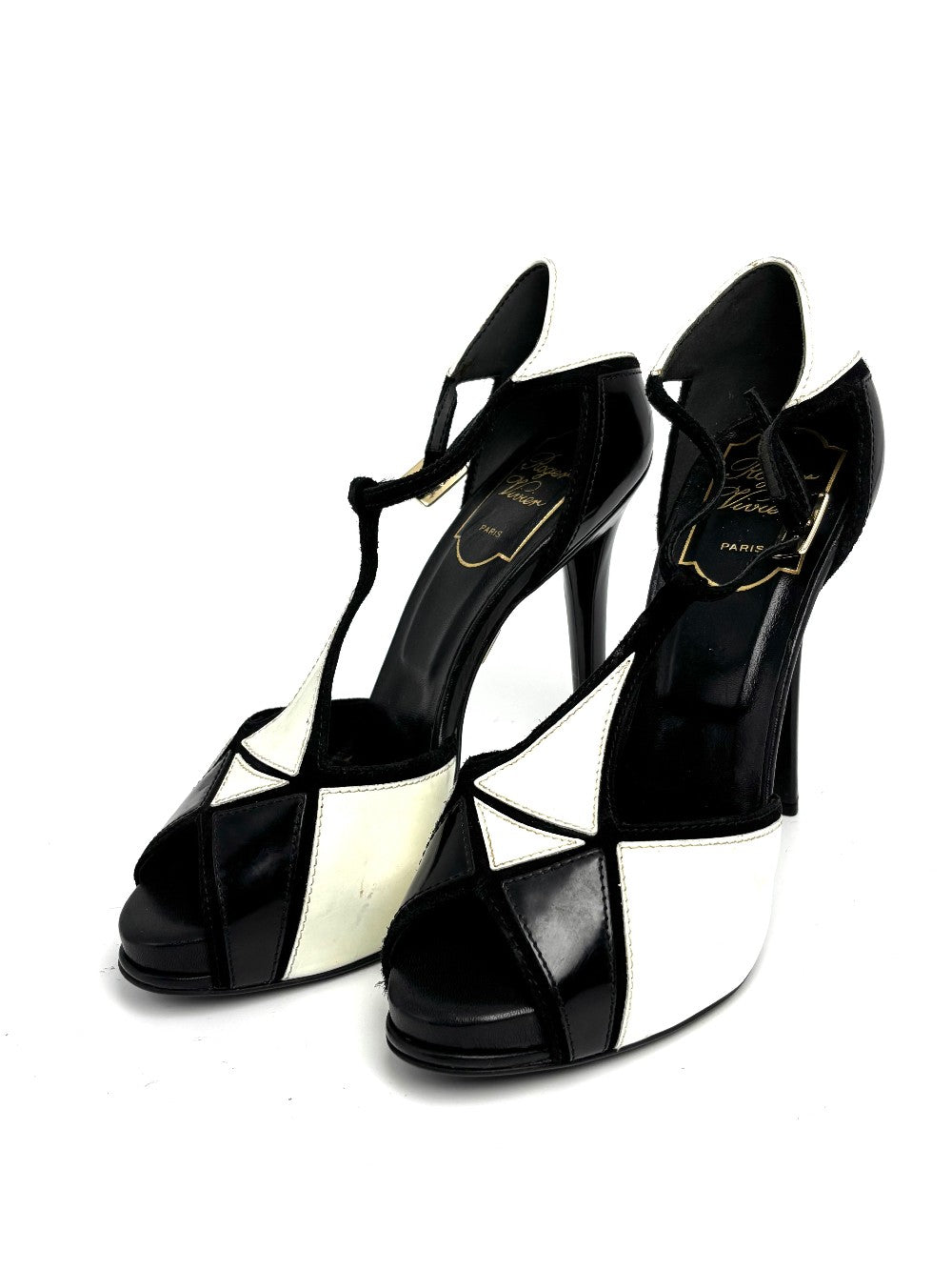 Like New. Roger Vivier Heel Black. 34.5|10657