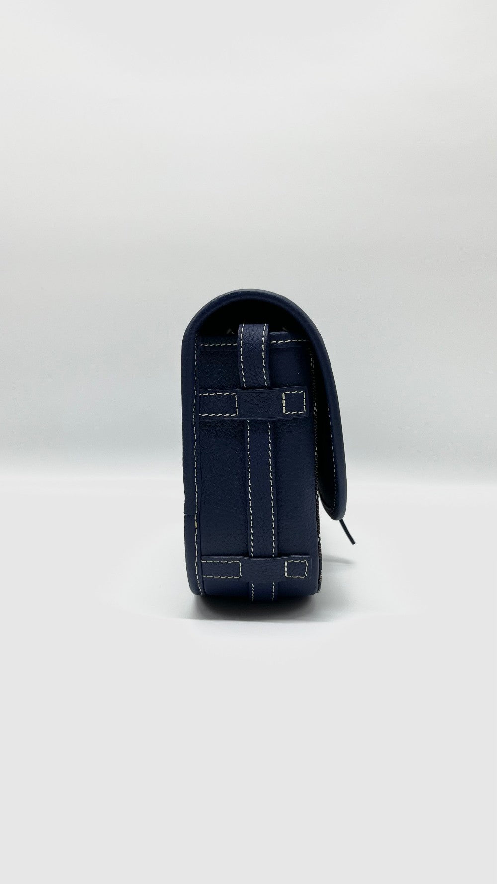 Preowned. Goyard Belvedere PM Blue. LAR020231|5067