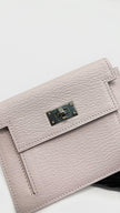 Brand New. Hermes Kelly Pocket Wallet Mauve Pale Epsom PHW. DMZ009CS|9953