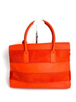 Preowned. Mulberry Bayswater Tote Orange Canvass|11948