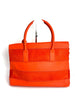 Preowned. Mulberry Bayswater Tote Orange Canvass|11948