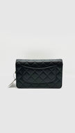 Unused. Chanel WOC Black Caviar GHW. NL82445J5|9890