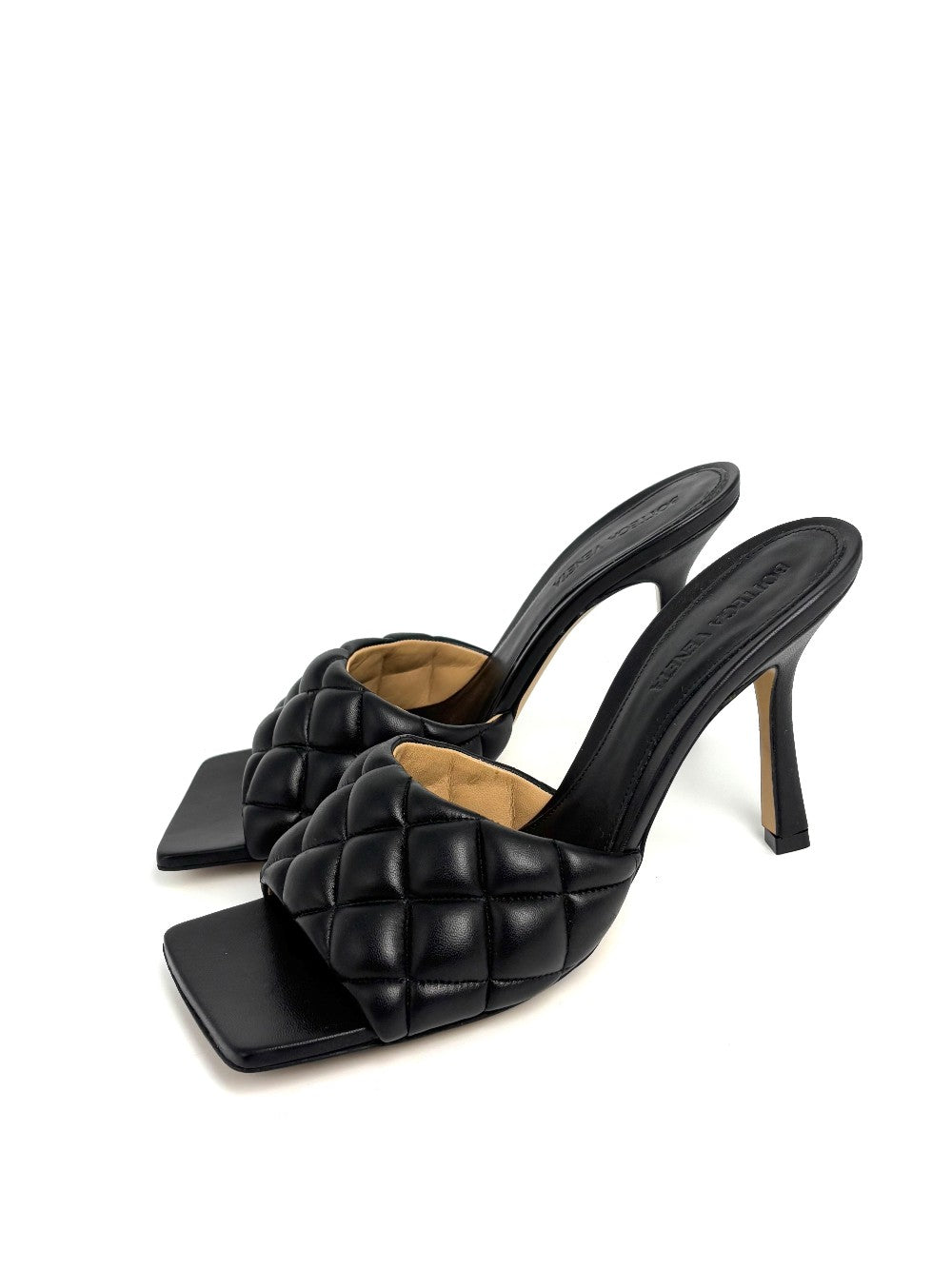 Brand New. Bottega Low Heel Black. 39|8321
