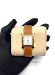 Preowned. Hermes Heure H White Dial YG. CF3MM32348|16864