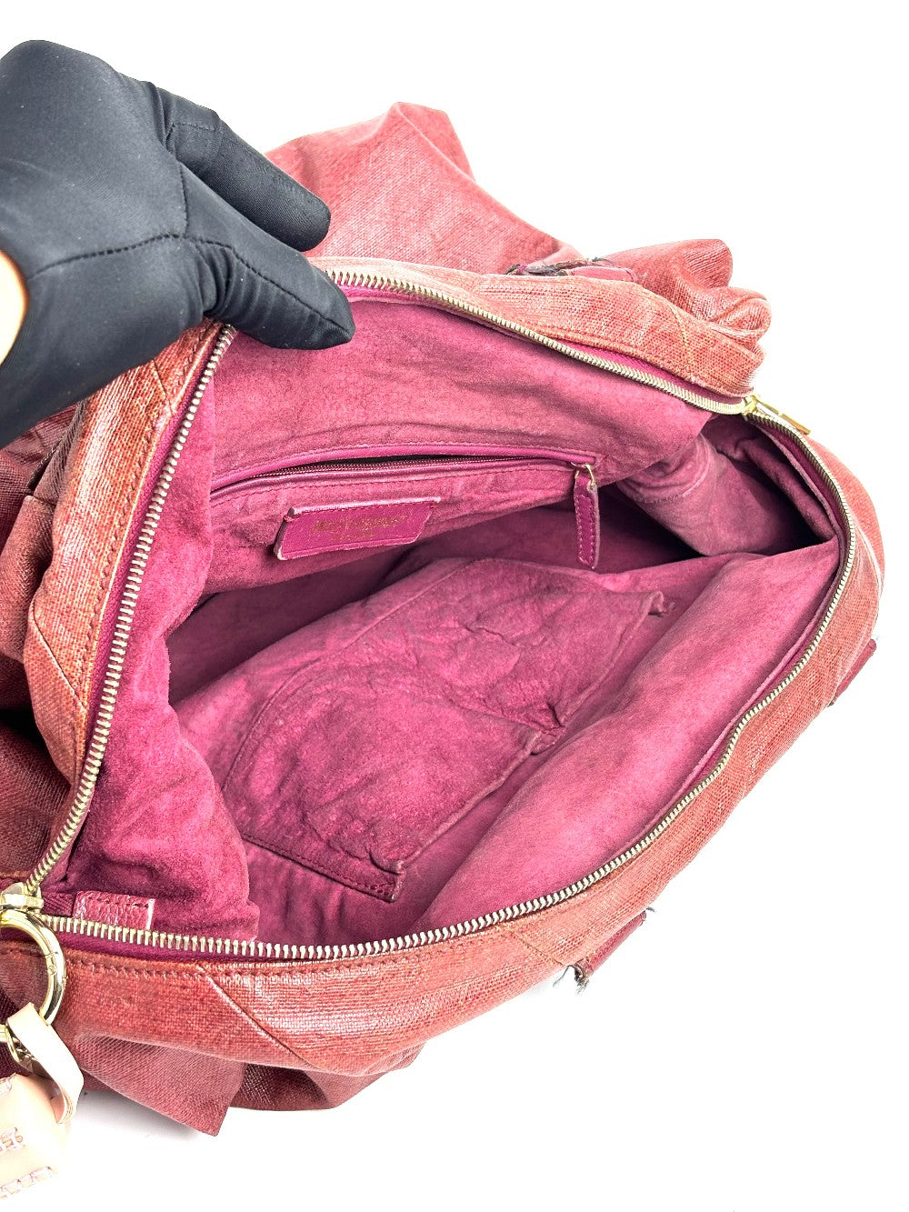 Preowned. YSL Easy Tote Red|11866