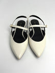 Preowned. Celine Slingback Flats White. 36|11722