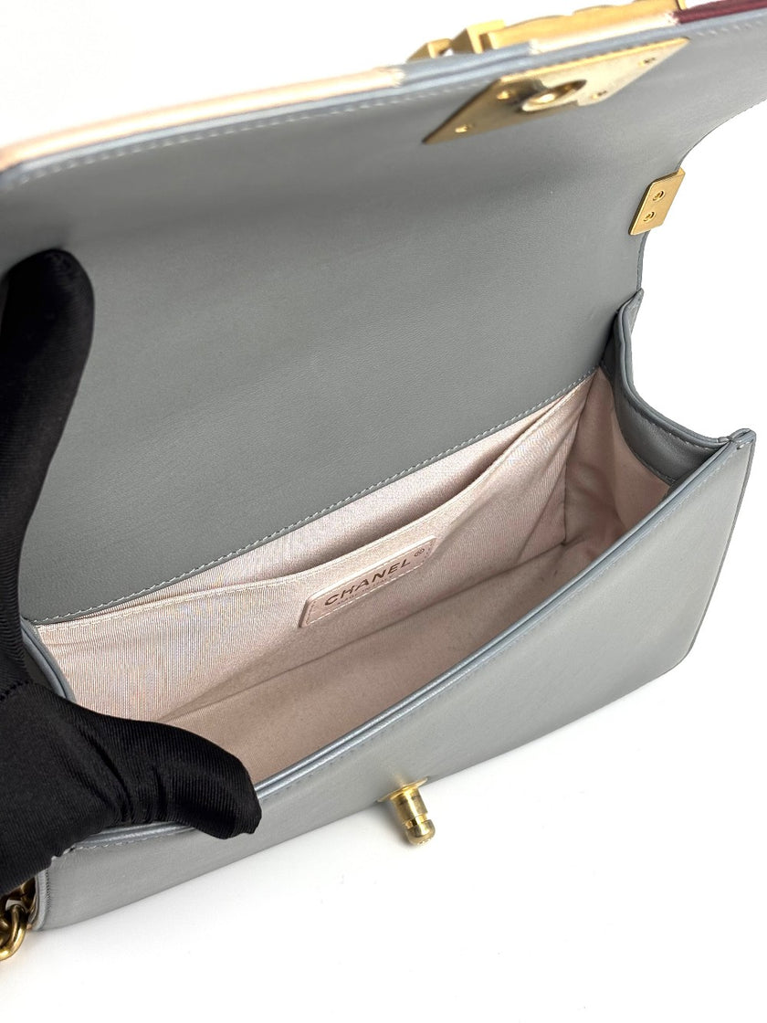 Preowned. Chanel Leboy Camelia Patchwork. 24655542|4286