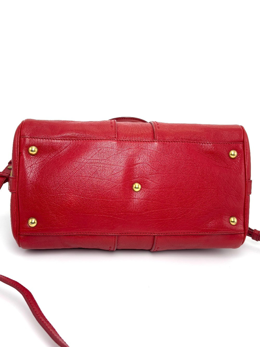 Preowned. YSL Muse Bowler Red|6390