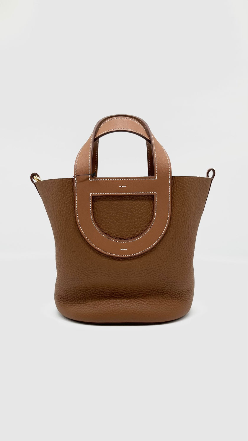 Brand New. Hermes In The Loop 18 Gold Clemence GHW. WFM003PM|5159