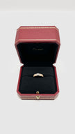 Preowned. Cartier Love Ring 18K RG 0.32 ct sz 49. QDA162|9380
