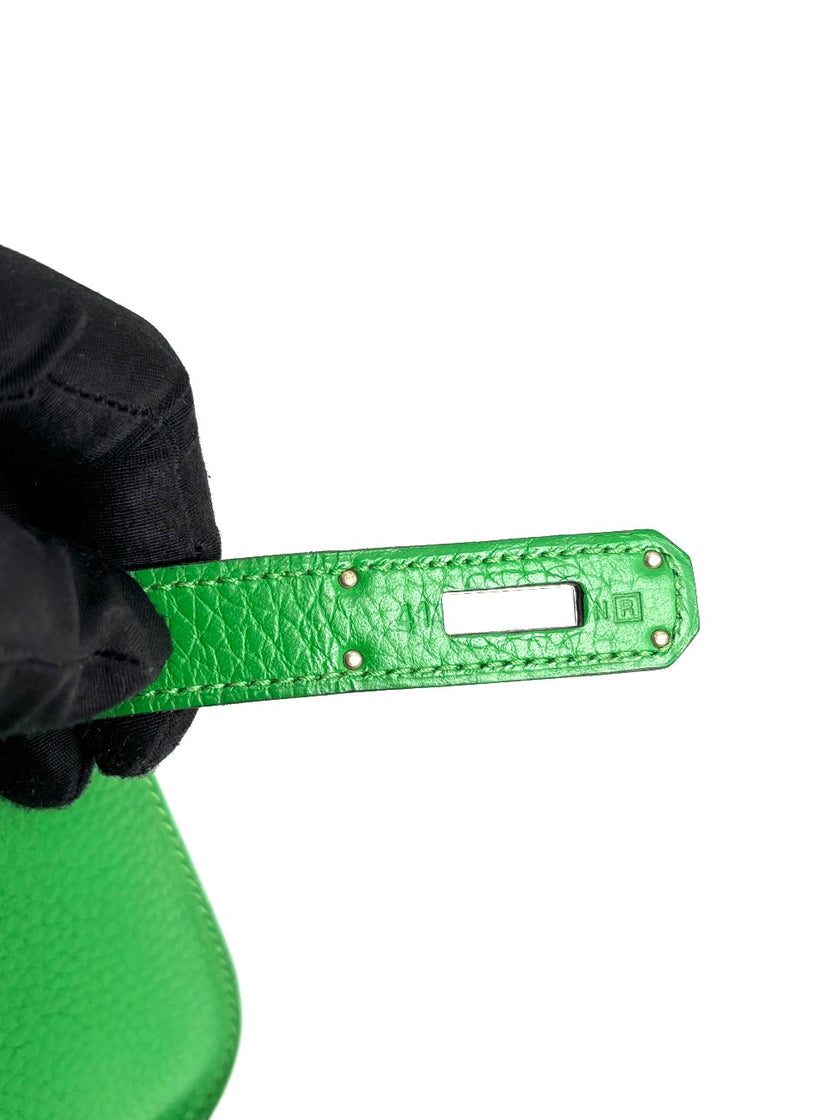 Preowned. Hermes Jypsiere 28 Bambou Togo PHW. R 41N|3899