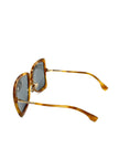 Unused. Fendi Square Light Brown Sunglasses. FF0429/S|8160
