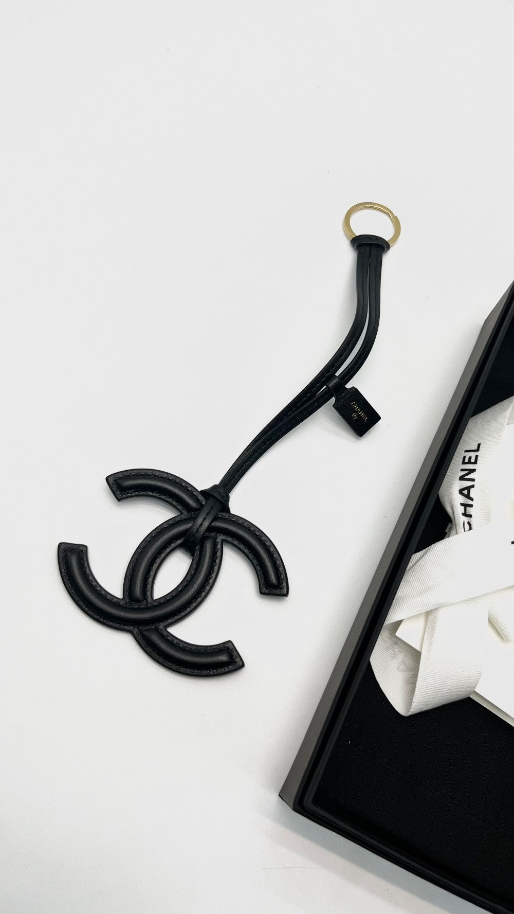Brand New. Chanel CC Bag Charm Black. H973CCHZ|16751
