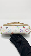 Unused. LV X TM Wallet On Chain Ivy Multicolor White GHW. Microchip|16297
